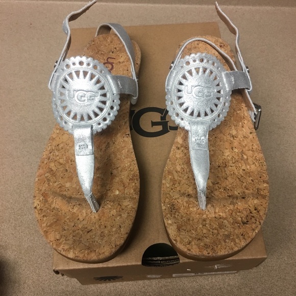 UGG Shoes - New!UGG Ayden Footbed logo slingback thong sandals